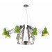 Modern Nickel Body Designer Pendant Lighting with Green Shade (MD6138-8G)