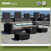 Modern Outdoor Aluminium Wicker Sofa Garden Metal Wicker Sectional Sofa