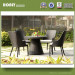 Modern Rattan Round Wicker Leisure Resturant Outdoor Table Set