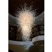 Modern White Crystal Chandelier Light