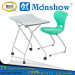 Movable Single Student Desk and Chair Set for School Furniture
