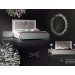 New Classic Style Bedroom Furniture Bed with Flower Decoration (LS-403)