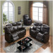 New Design Leather Air Sofa, Bonded Leather Recliner Sofa (A-3739)
