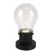 New Modern Bulb Black & Transparent Glass Table Lamp (MT4119BM-B)