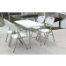 New Series 4 Feet Adjustable Fold-in-Half Table (SY-122Z)