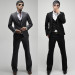 One-Button 3PCS 1button Designed Men's Slim Fit Business Suits