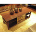 Oppein Antique Wood Melamine Teapoy (CJ21122A145)