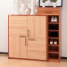 Oppein Custom Handle Design Wood Shoes Cabinet (XG11306)