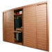 Oppein Fashion Golden 4 Doors Wardrobe Furniture (OPY09-14)