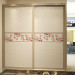 Oppein PU Leather Wardrobe Cabinet Closet (YG21225)