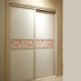 Oppein White Double Door Flowers Wardrobe (YG21243)