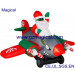 Ornament Inflatable Santa Sitting in Airplane (MIC-416)