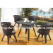 Outdoor Aluminum/Aluminium Rattan Furniture Dining Set (JJ-S763)