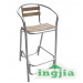 Outdoor Aluminum Wood Bar Chair (JC-17B)