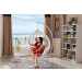 Outdoor Garden Egg Swing Chair Patio Rattan Furniture