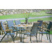 Outdoor Garden PE Rattan Chair and Table with Folded Faction