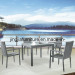 Outdoor Garden Rattan Plastic Aluminum Dining Chair (JJ-S665)