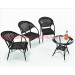 Outdoor Iron Rattan Garden Patio Table and Chair (JJ-S328&556)