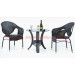 Outdoor Iron Rattan Garden Patio Table and Chair (JJ-S489&578)
