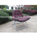 Outdoor Leisure Camping Moon Chair with Suede Fabric