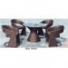 Outdoor Leisure Rattan Garden Modern Paito Dining Furniture