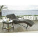 Outdoor Lounge Bed with Side Table Hc-W-Lb04