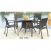 Outdoor Modern Rattan Garden Dining Leisure Patio Table