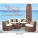 Outdoor PE Rattan Garden Modern Patio Dining Bar Table