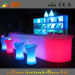 Outdoor Party Table / Modern Glass Table / LED Furniture Table