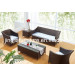 Outdoor Rattan Bistro Garden Patio Wicker Sofa Set (JJ-S723)