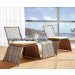 Outdoor Rattan Leisure Garden Patio Coffee Dining Set (JJ-S738)
