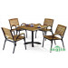 Outdoor Solid Wood Aluminium Patio Garden Leisure Coffee Furniture (JT-506)