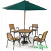 Outdoor Solid Wood Garden Public Dining Patio Furniture (JT-501)