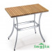 Outdoor Wood Aluminium Dining Patio Table Set (JT-107)