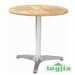 Outdoor Wood Aluminum Dining Garden Hotel Table Set (JT-91)