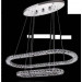 Oval Crystal Hanging Lamp LED Chandelier (EM1389)