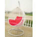 PE Rattan Swing Chair, Hanging Rattan Egg Chair Rattan Swing