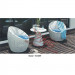 Patio Leisure Outdoor Rattan Garden Furniture Table Chair Set