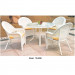 Patio Rattan Garden Modern Leisure Dining Table for Outdoor
