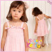 Pink Grid Slip Candy Cute Baby Dress, Wholesale Baby Dress