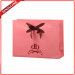 Pink Paper Shopping Bags with Ribbon