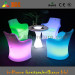 Plastic LED Bar Table Glowing Coffee Table for Night Club