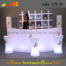 Plastic Lit Round Bar Counter with RGB Light