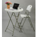 Plastic Round Folding Table with High Legs