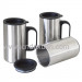 Popular Customized Double Wall Stainless Steel Auto Mug with Lid and Handle
