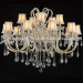 Popular Hotel Crystal Chandelier Lights in Glass Finished (S-8029-10+5)