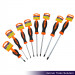 Professional Good Quality Slotted Phillips Screwdriver with TPR Handle