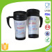 Promotional Colorful Cute Double Wall Plastic Mug with Handle Dn-122b