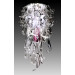 Purple Blown Glass Flower Pendant Lighting