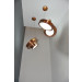 Purple Bronze Glass Decoration Modern Pendant Lamp
